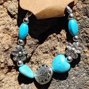 Flower Aztec Fashion Bracelet In 3 Different Color